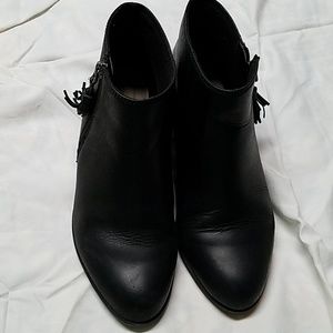 Clark's black booties